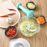 0.7 Liter Manual Food Chopper Vegetable Grinder Hand Press
