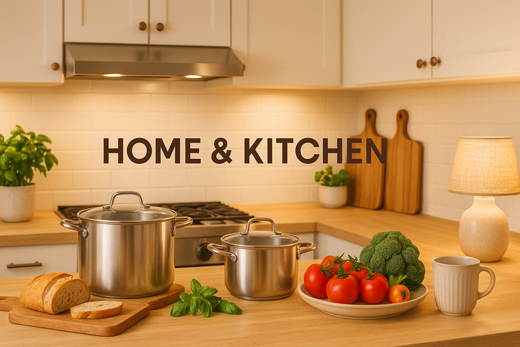 Home and kitchen banner