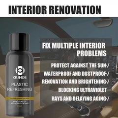 (Buy 1 get 1 free with Free Shipping)  Plastic Revitalizing Coating Agent (50ml) – Restore Shine & Protection to Your Car’s Plastic!