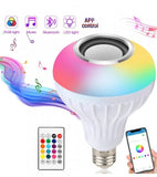 Smart Led Light Bulb With Built-in Bluetooth Speaker And Remote Control